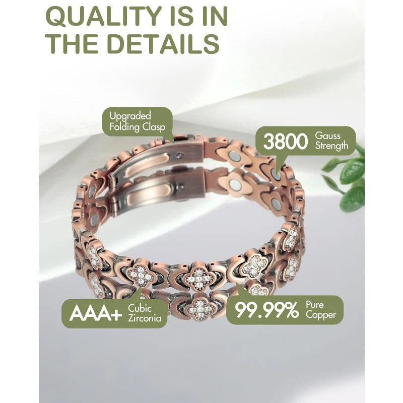 Adjustable Healing Magnetic Bracelet for Women