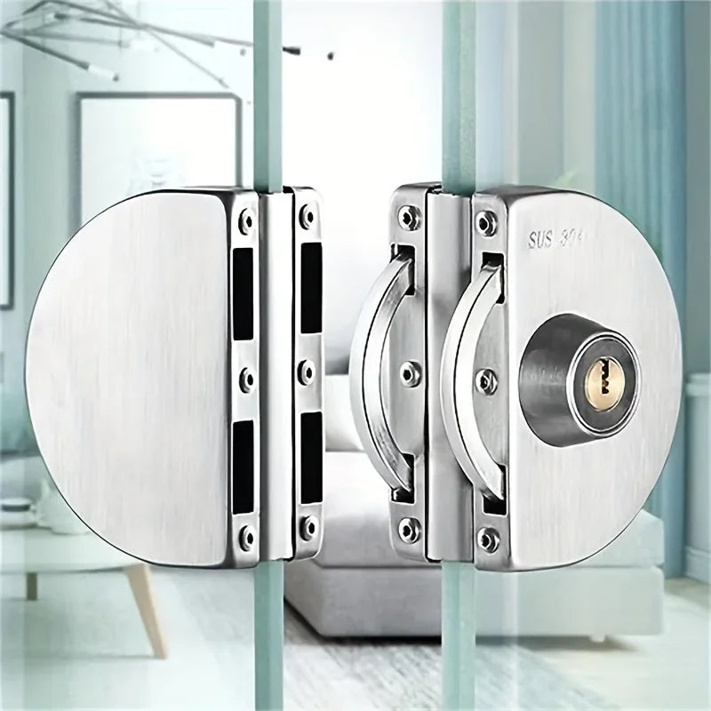 Glass Door Lock 304 Stainless Steel Sliding Glass Lock