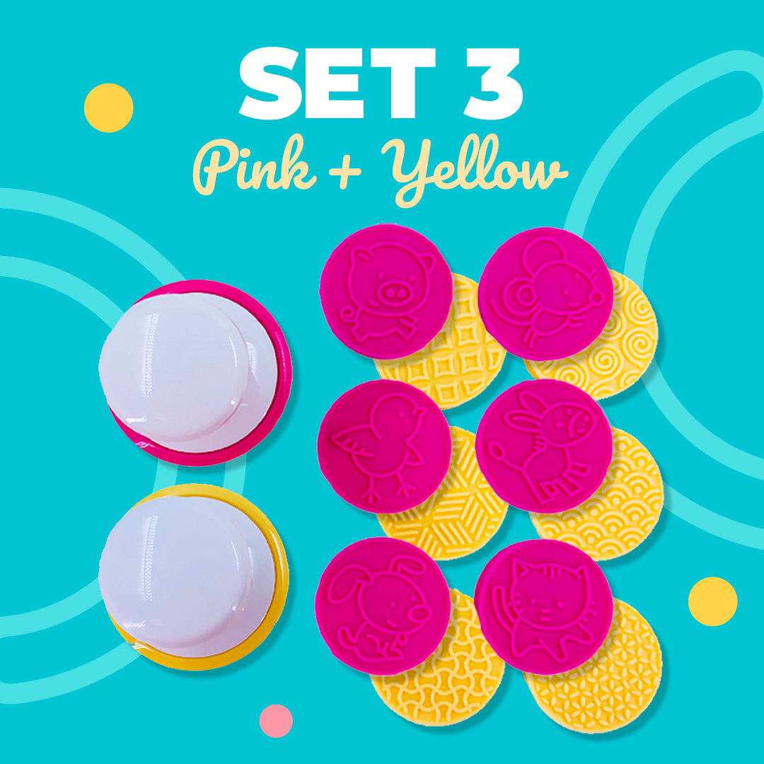 Non-Stick Cookie Stamp & Cutter Set