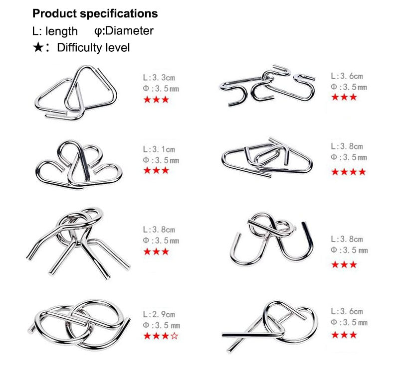 🔥Last Day Promotion - Creative Metal Puzzle Ring 50% Off