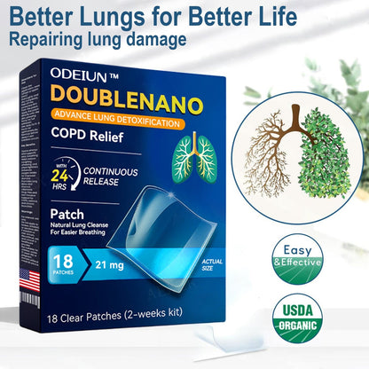 🫁✅FDA Approved ODEIUN™ DoubleNano COPD Relief Patch (💝 Cough, wheezing, shortness of breath, sputum, stuffy nose, bronchitis, bronchitis, allergy symptoms, lung discomfort🫁)