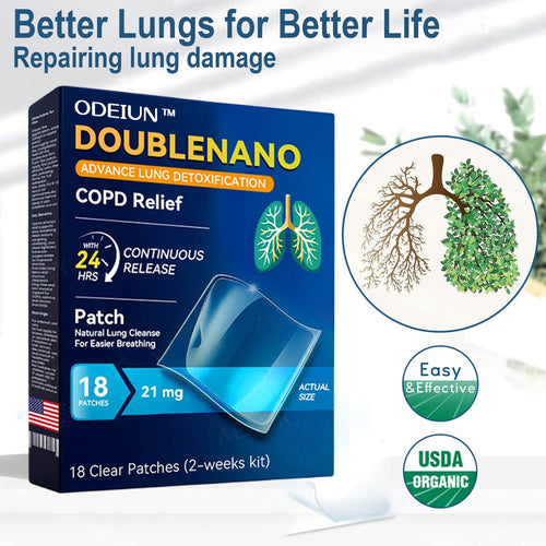 🫁✅FDA Approved ODEIUN™ DoubleNano COPD Relief Patch (💝 Cough, wheezing, shortness of breath, sputum, stuffy nose, bronchitis, bronchitis, allergy symptoms, lung discomfort🫁)