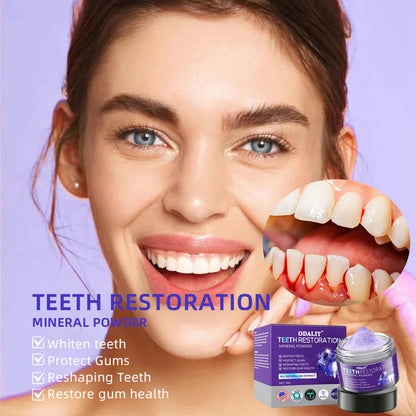 🎁Flash Sale - Don’t Miss Out - ODALIT™ TeethRestoration Mineral Powder🦷(ADA recommended)👩‍⚕️(Treats periodontitis and mouth ulcers, prevents tooth loss, and repairs gum recession)