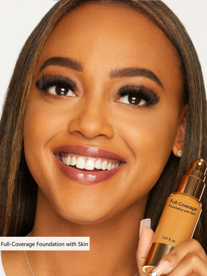 Full-Coverage Foundation~Photo-ready foundation look in seconds