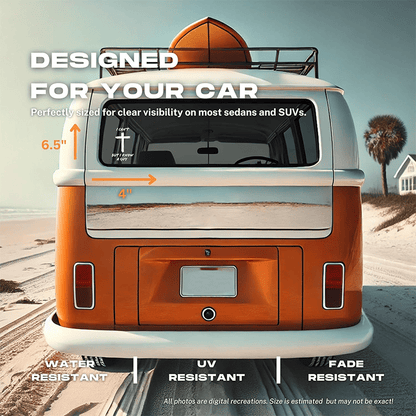 I Can't, But I Know A Guy - Christian Jesus Cross Car