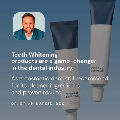 ❄️🦷Fluoride-Free Hydroxyapatite Teeth Whitening Toothpaste with Coconut Oil & Xylitol