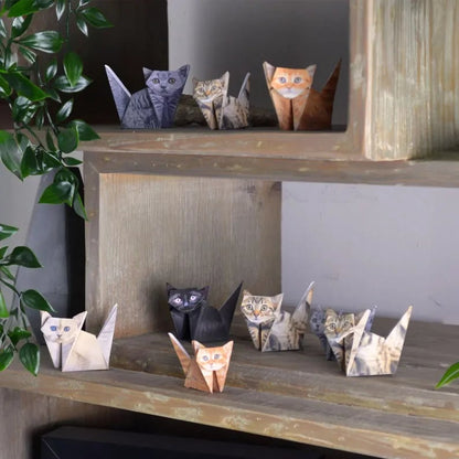 Buy More Save More😻✨Easy DIY Paper Cats Kit | Guided Lines & Instructions Included