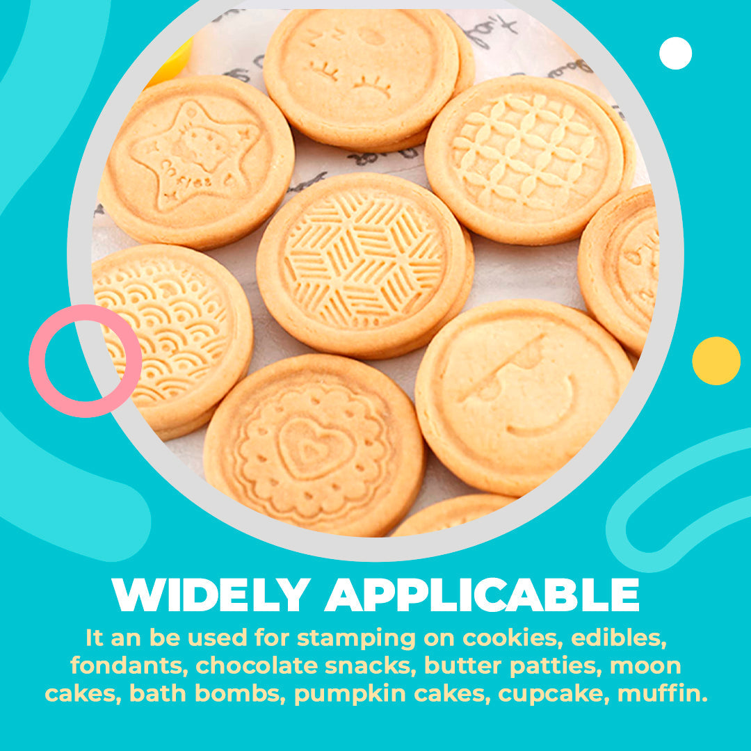 Non-Stick Cookie Stamp & Cutter Set