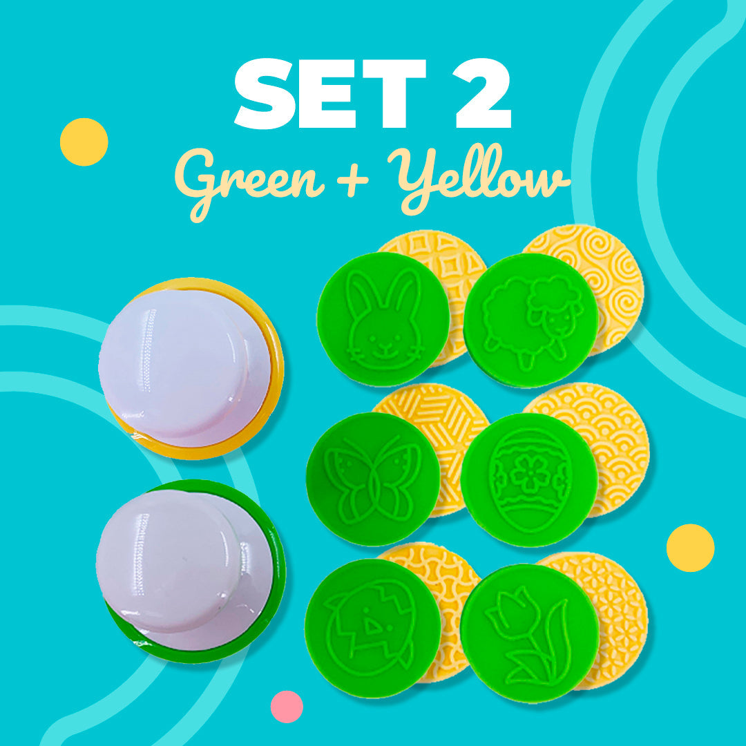 Non-Stick Cookie Stamp & Cutter Set