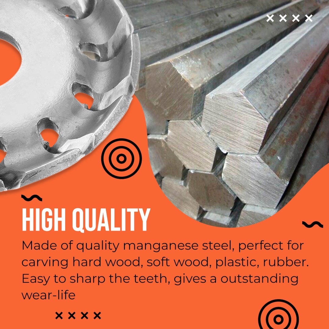 12-Teeth Wood Shaping Disc