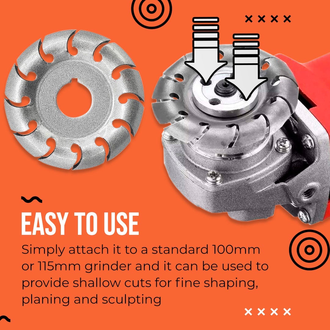 12-Teeth Wood Shaping Disc