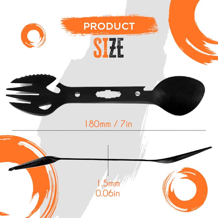 10 In 1 Multifunctional Outdoor Camping Survival Fork