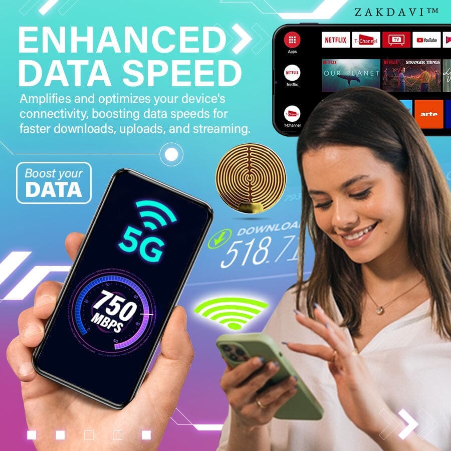 Zakdavi™ SignalMax Sticker - Power of Enhanced Connectivity